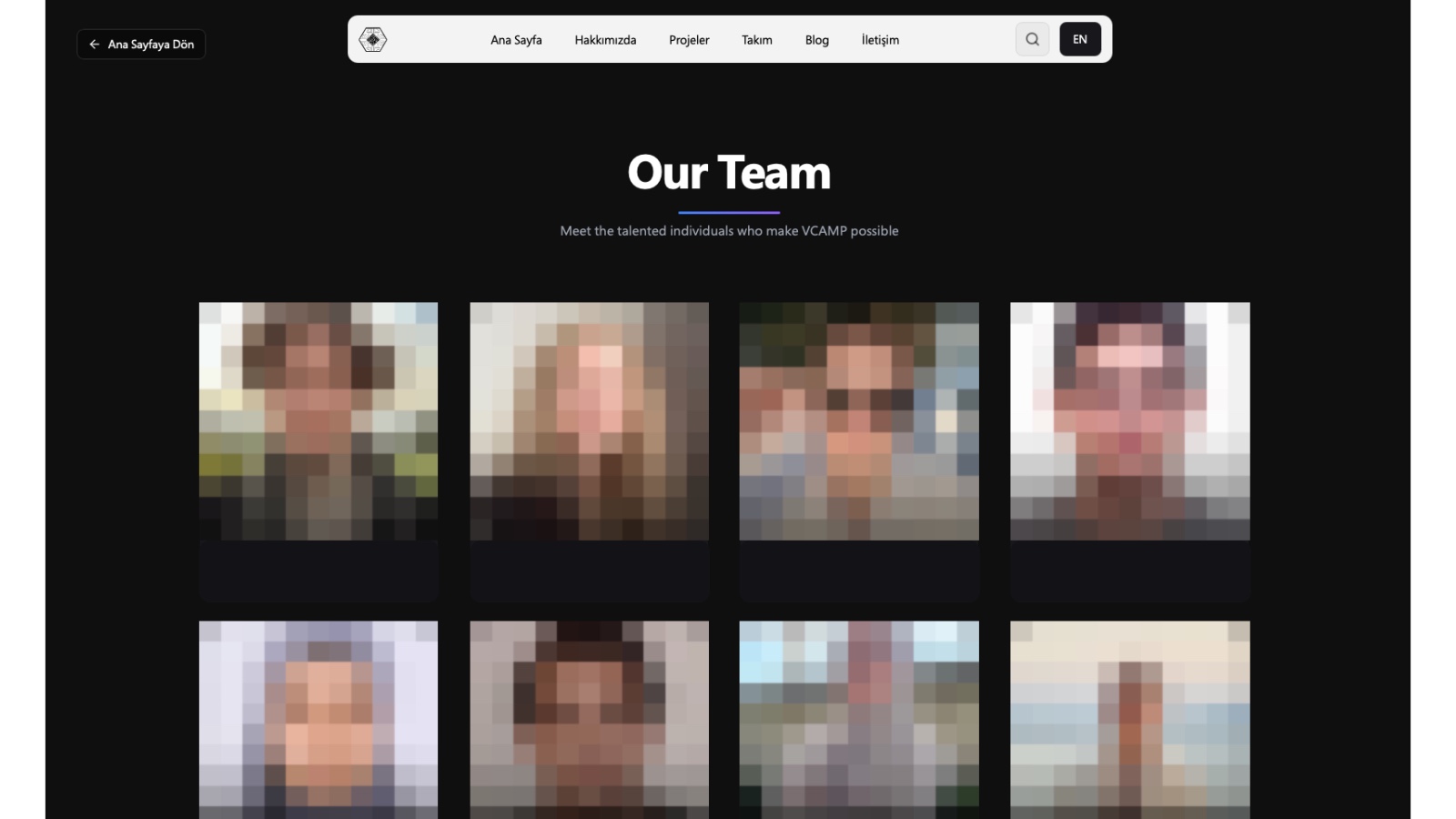 VCAMP Website & Content Platform screenshot 4